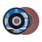 Pferd 4-1/2" x 7/8" A.H. POLIFAN Flap Disc - A SG STEELOX, Aluminum oxide, 60 Grit, Conical 62203 - alternate 1